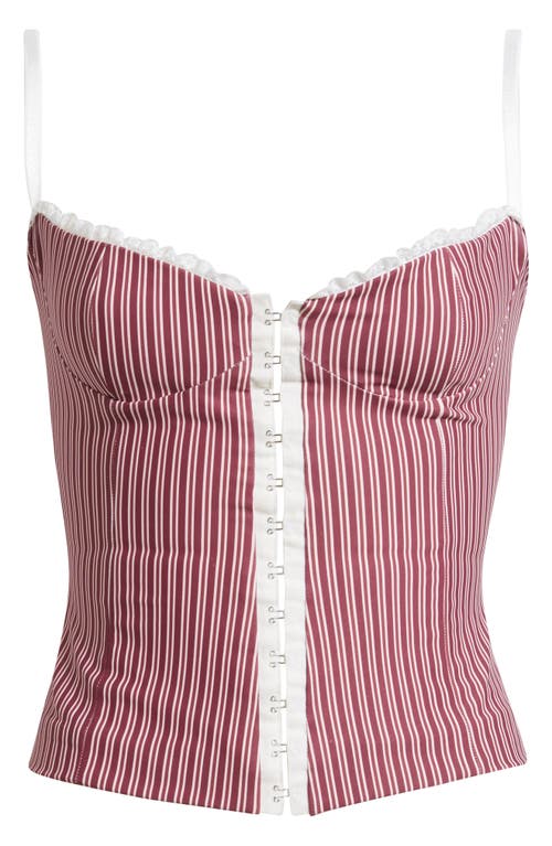 Bella Venice Caroline Stripe Camisole In Pink