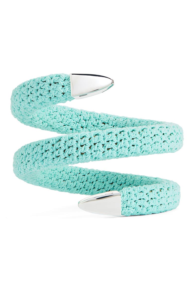Crochet Cuff Bracelet, Main, color, BUBBLE