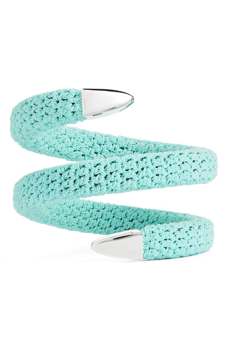 Bottega Veneta Crochet Cuff Bracelet, Main, color, 