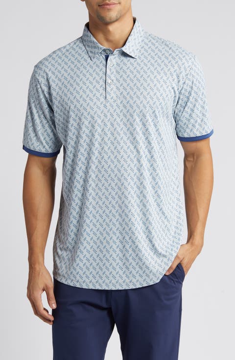 Max Golf Club Print Golf Polo