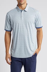 Swannies Max Golf Club Print Golf Polo