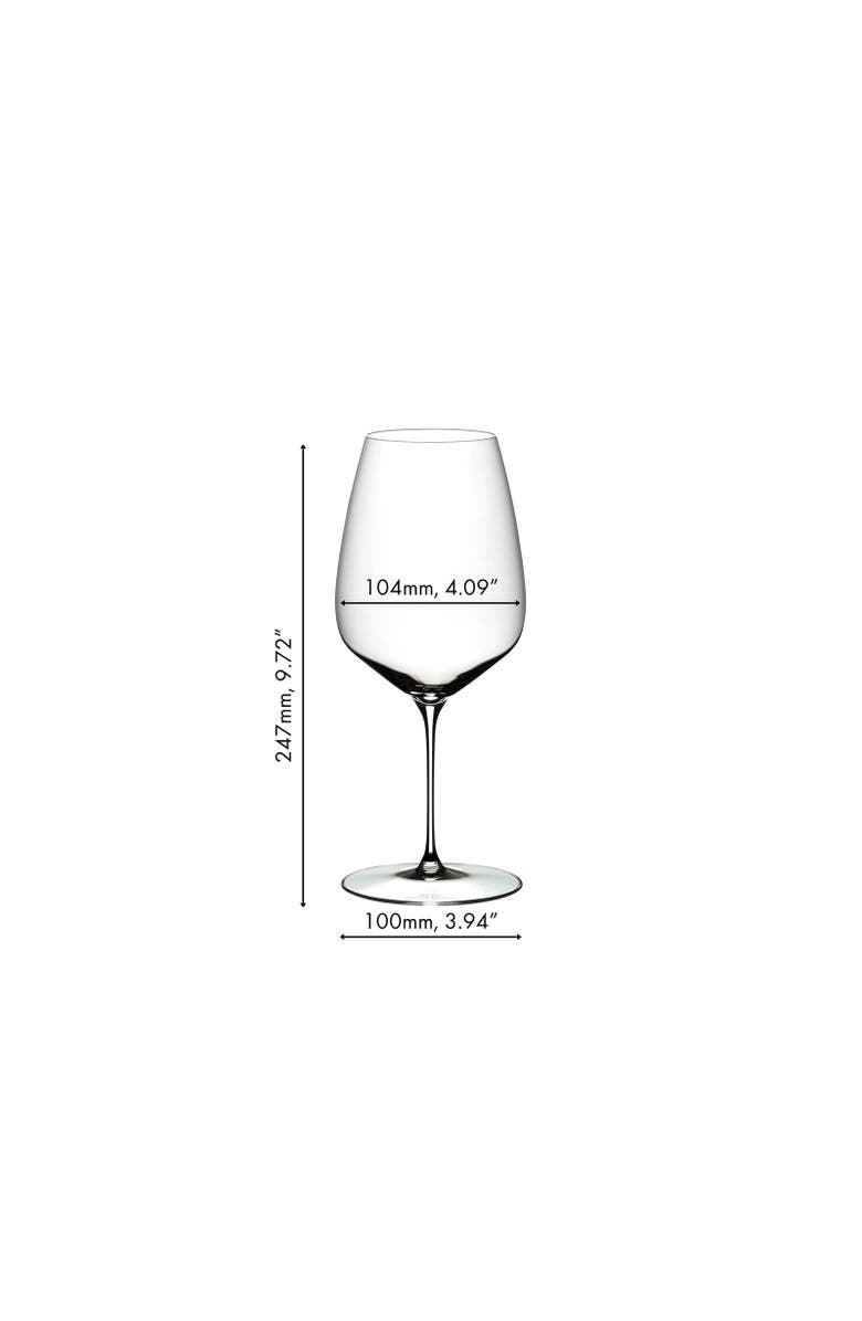 Riedel Veloce Cabernet/Merlot Wine Glass, Set of 4, Alternate, color, Clear
