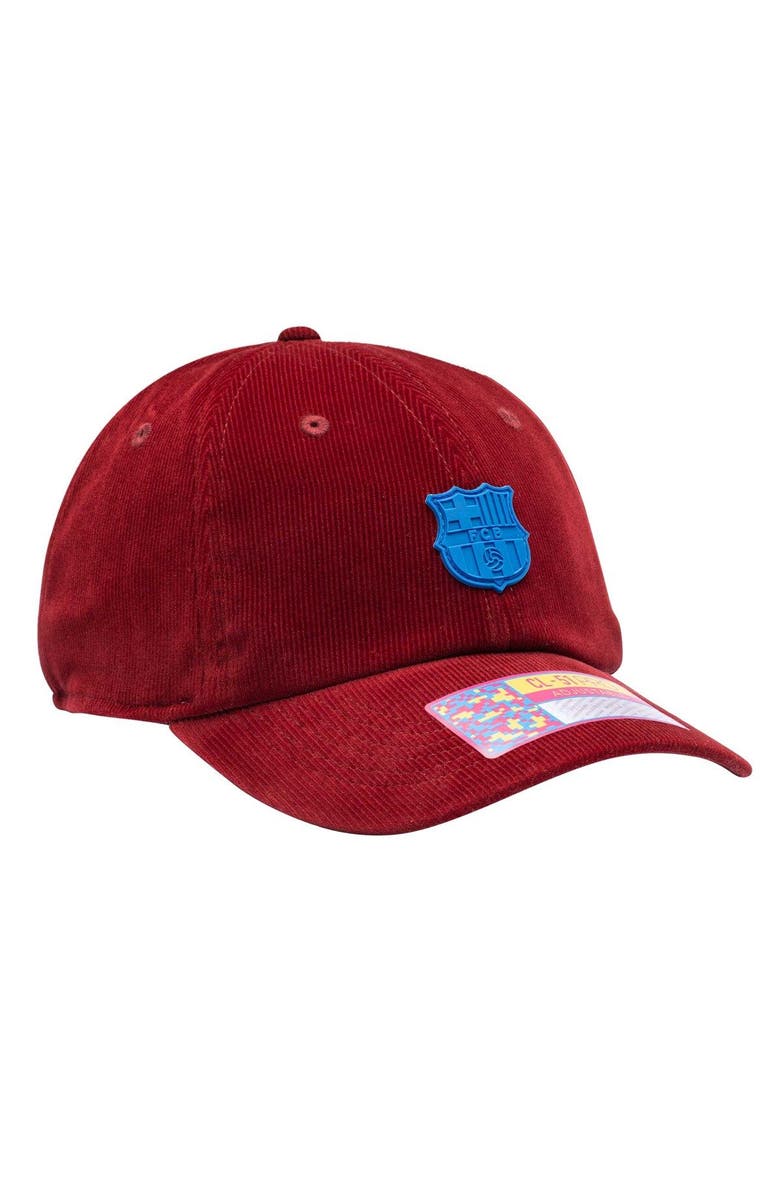 FAN INK Men's Red Barcelona Casuals Classic Adjustable Hat, Alternate, color, Red