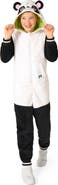 OppoSuits Kids' Panda One Piece Hooded Jumpsuit