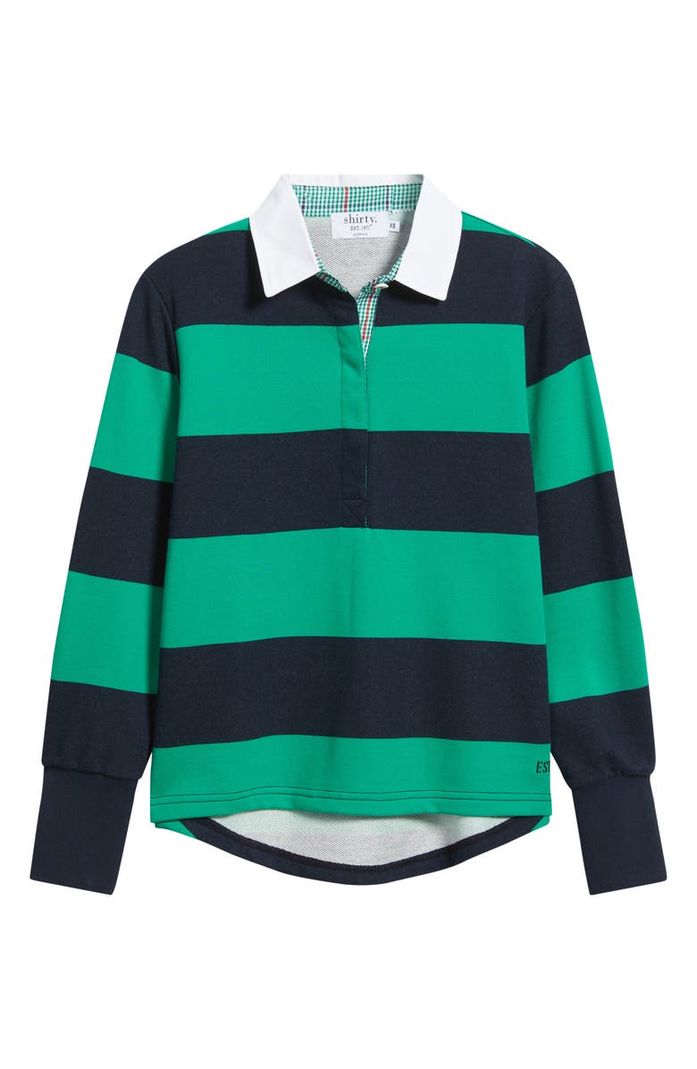 SHIRTY Rugby Stripe Cotton Sweatshirt, Main, color, 