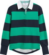 SHIRTY Rugby Stripe Cotton Sweatshirt