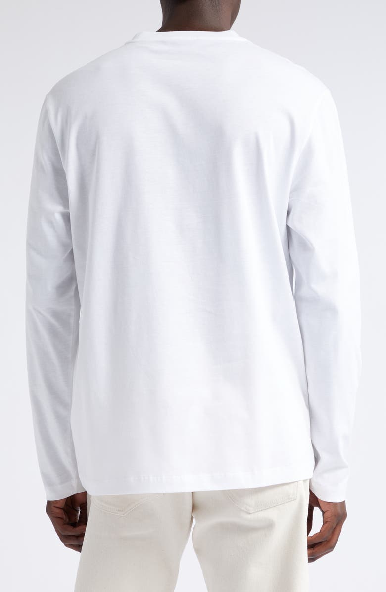 Versace Tiger Long Sleeve Cotton Graphic T-Shirt, Alternate, color, 