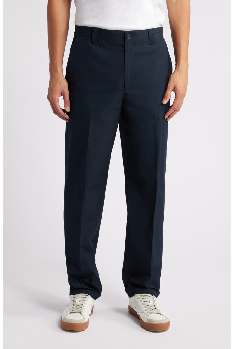 Straight Leg Chinos, Main, color, DARK NAVY