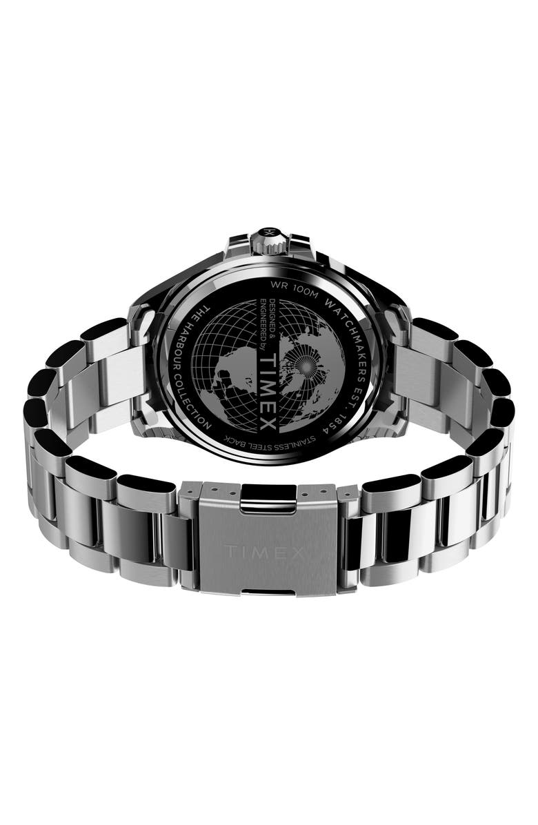 Timex<sup>®</sup> Harborside Coast Bracelet Watch, 43mm, Alternate, color, 