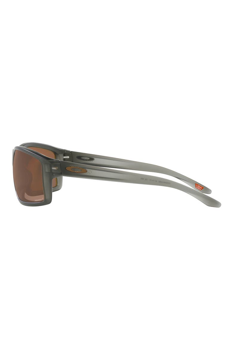 Gibston 61mm Polarized Wrap Sunglasses, Alternate, color, SMOKE