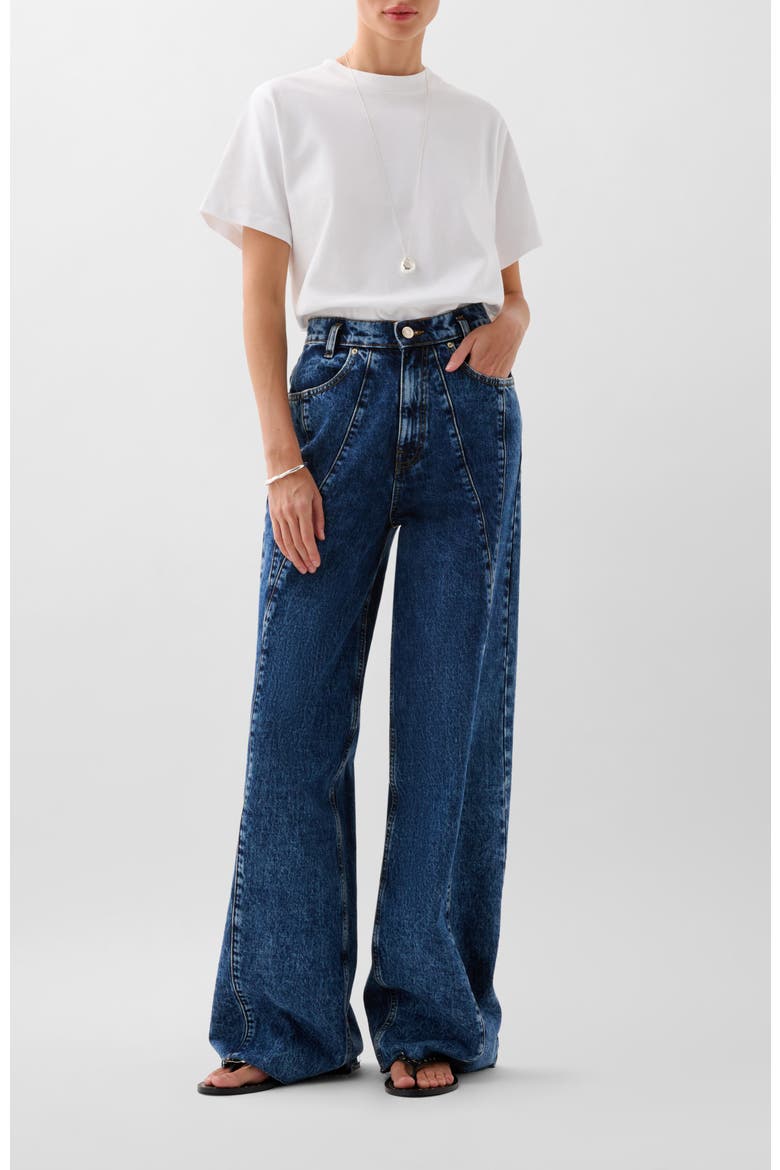 New Curvy Denim Pant, Alternate, color, Darkindigo