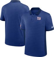 Nike Men's Nike Royal New York Giants Sideline Victory Stripe Performance Polo