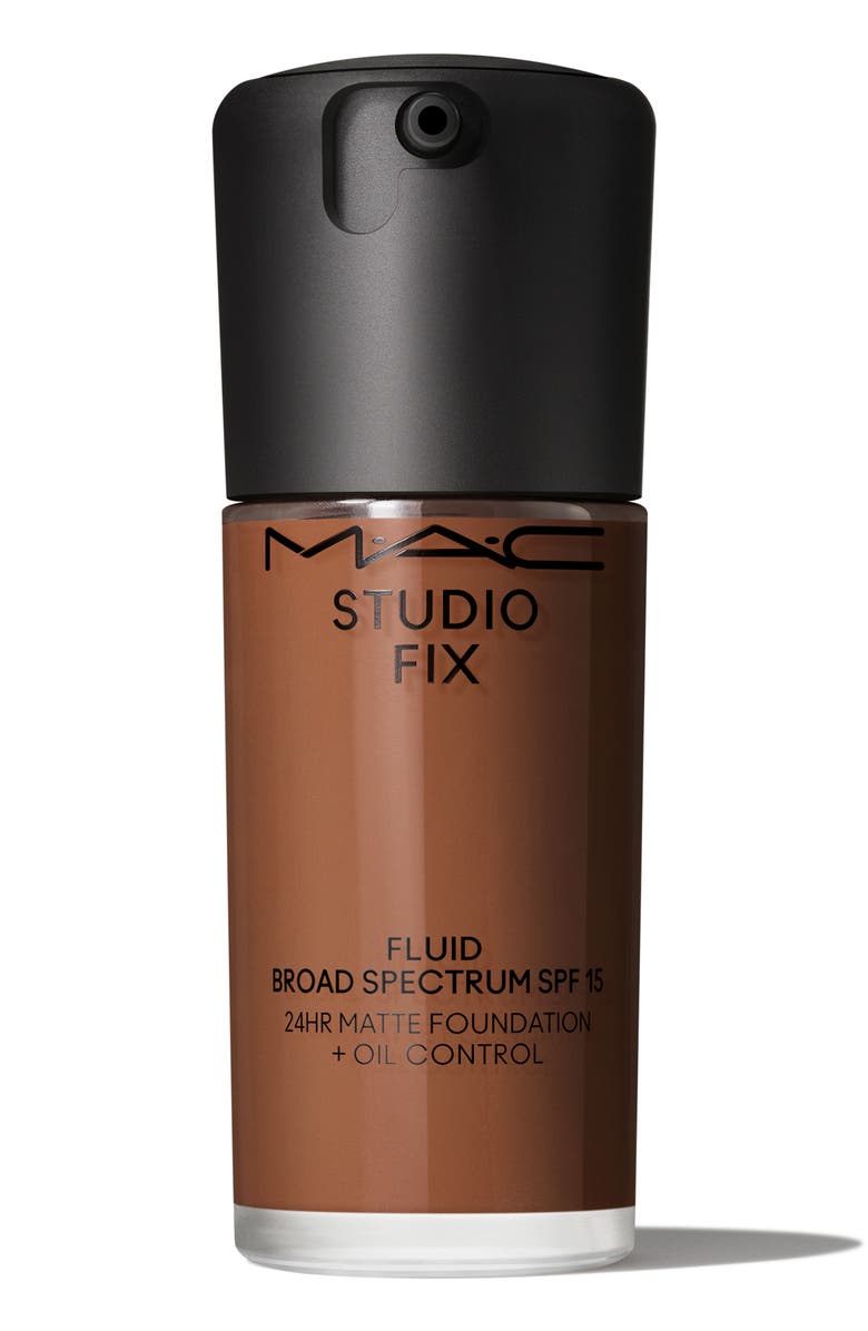 MAC Cosmetics Studio Fix Fluid SPF 15 24HR Matte Foundation + Oil Control, Main, color, Nw53