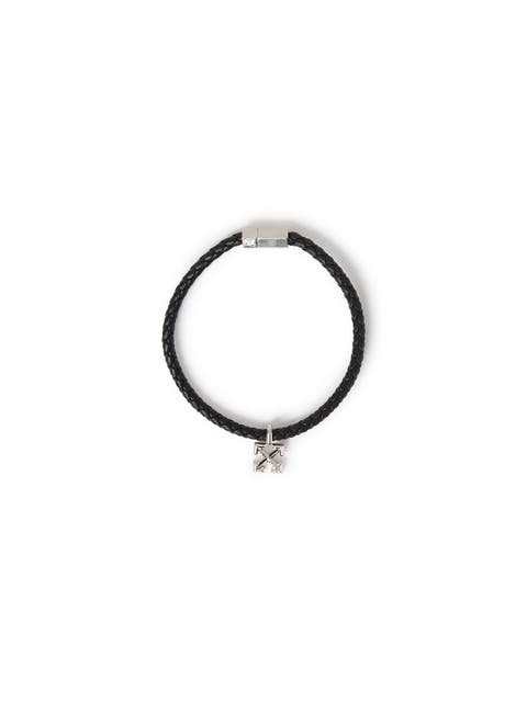 Men
s Arrow Black Leather Bracelet