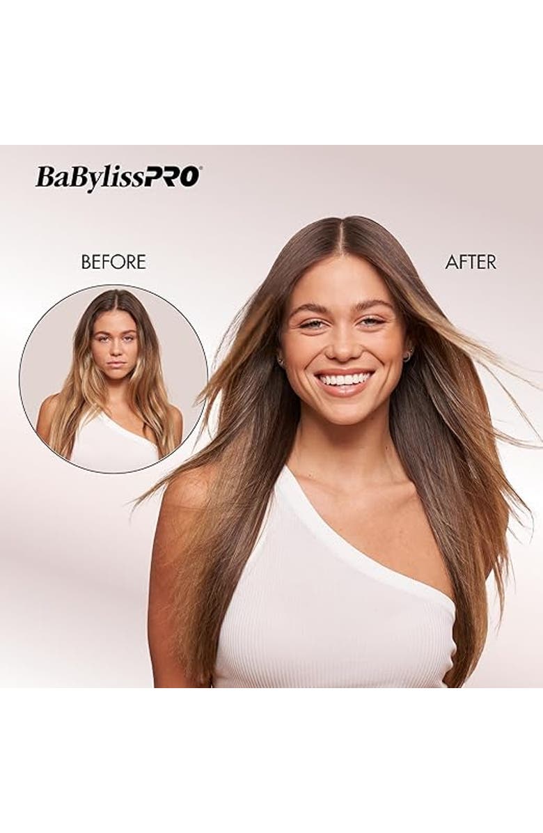 BaBylissPRO Nano Titanium Limited Edition 1" Ultra-Thin Flat Iron, Alternate, color, Pink