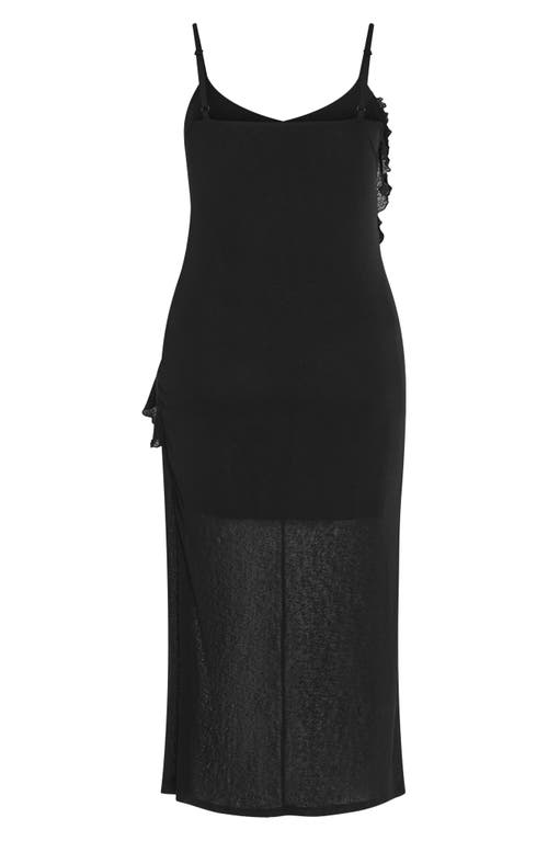 City Chic Shelby Ruffle Maxi Slipdress