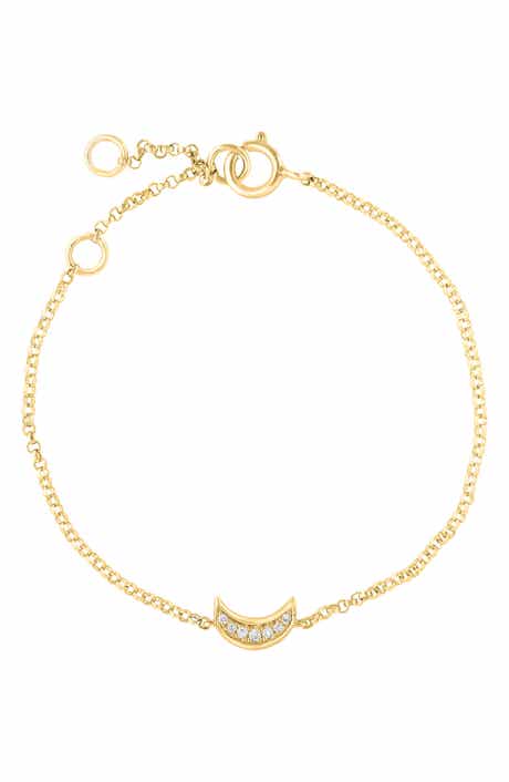 EFFY Diamond Moon Charm Bracelet