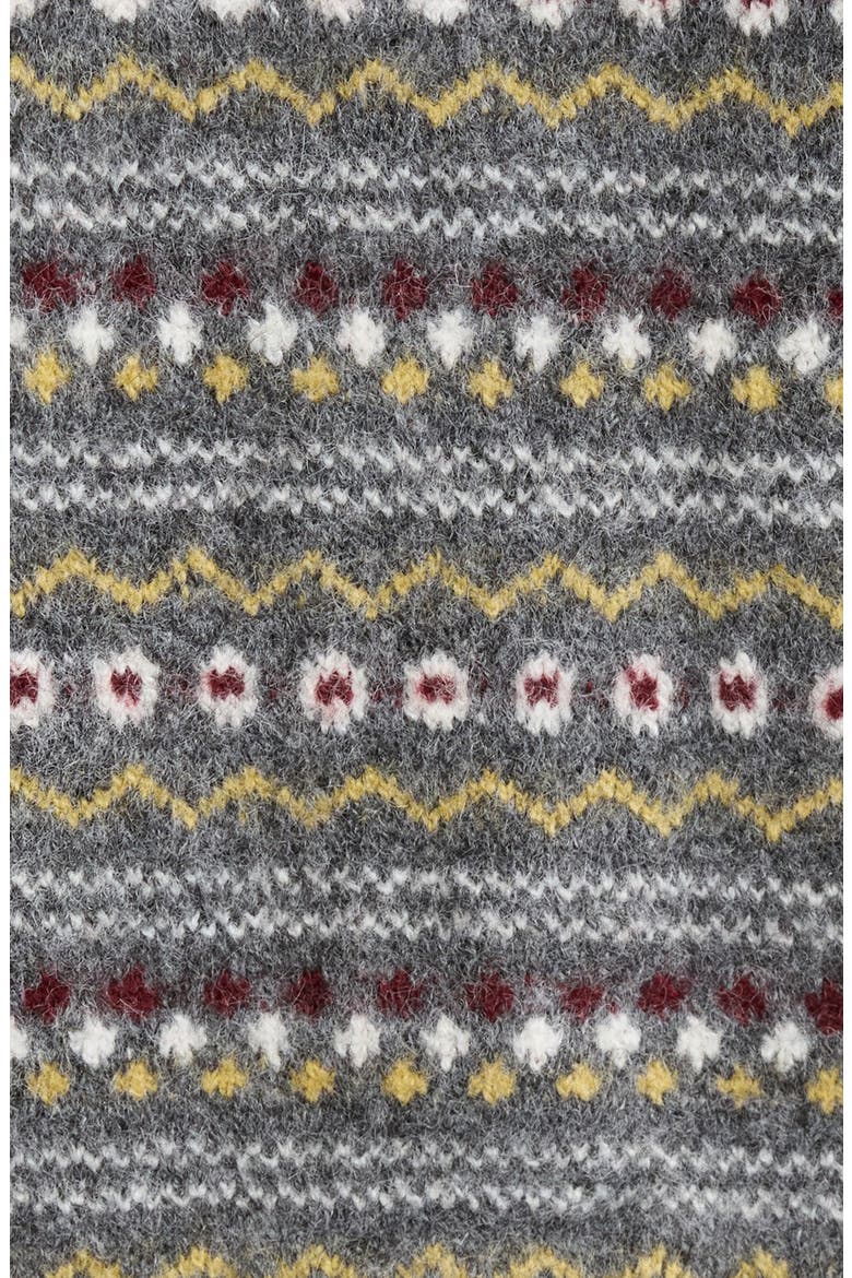 Nevin Fair Isle Sweater Vest, Alternate, color, GREY STRIPE