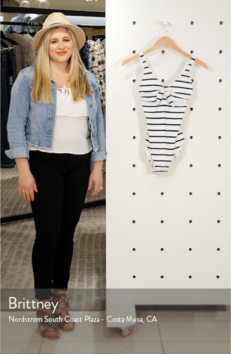 Lisbon Knotted One-Piece Swimsiut, sales video thumbnail