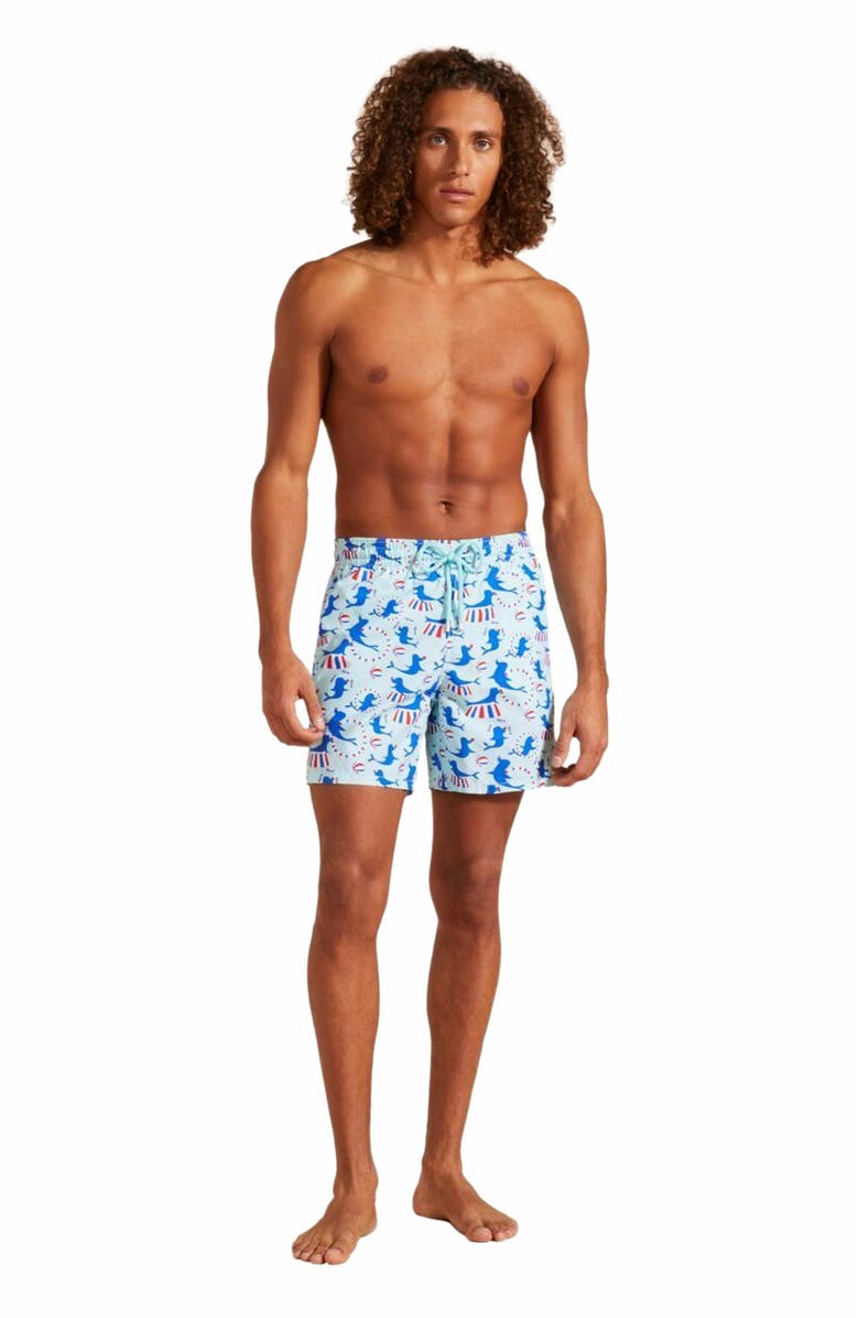 Vilebrequin Men's Circus Swim Trunks, Main, color, 