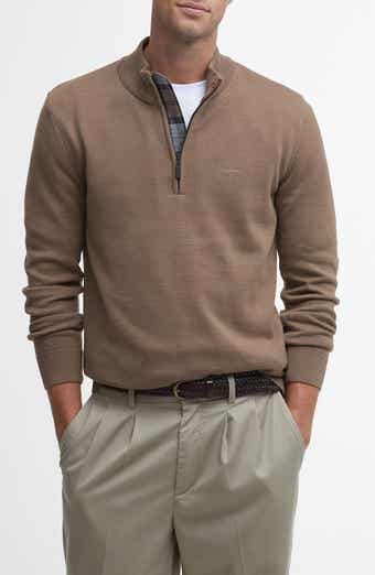 Barbour cotton half zip clearance