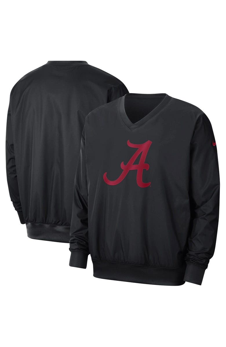 Nike Men's Nike Black Alabama Crimson Tide Stadium Pullover Windbreaker, Main, color,