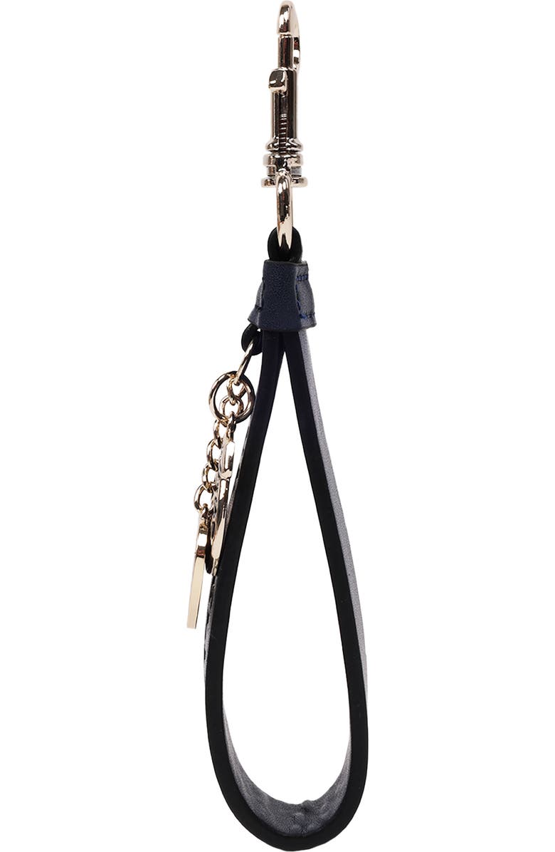 True Religion Bag Charm Keychain, Alternate, color, Navy