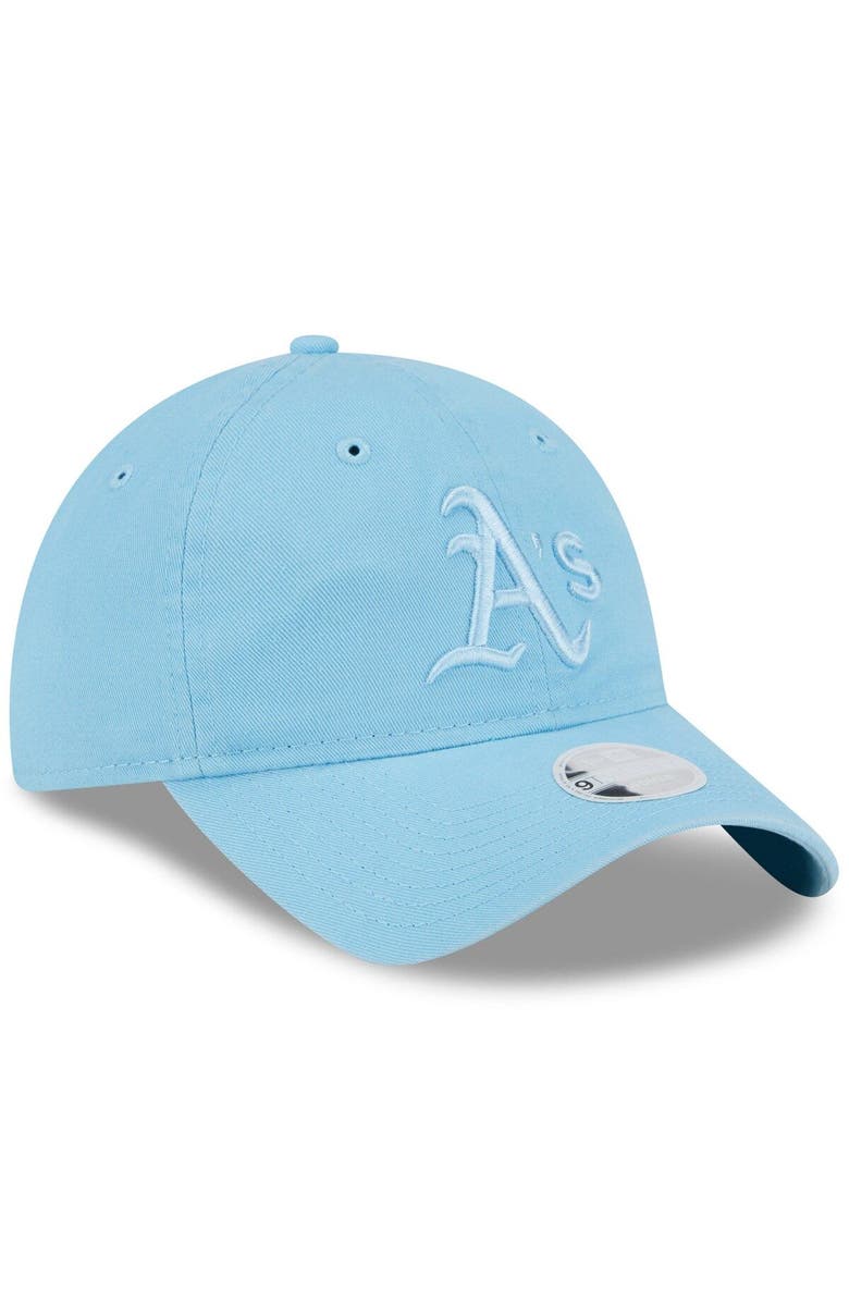 New Era Women's New Era Light Blue Oakland Athletics Doscientos Core Classic 9TWENTY Adjustable Hat, Alternate, color, Light Blue