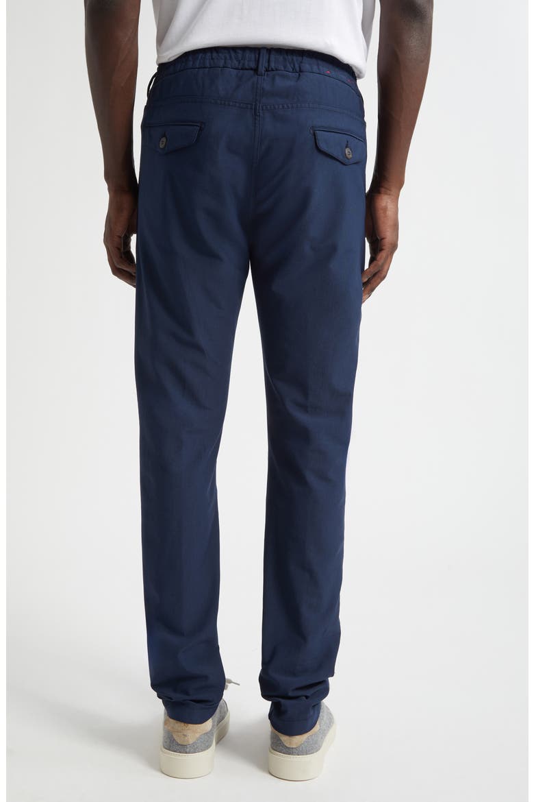 Stretch Cotton Blend Joggers, Alternate, color, BLUE
