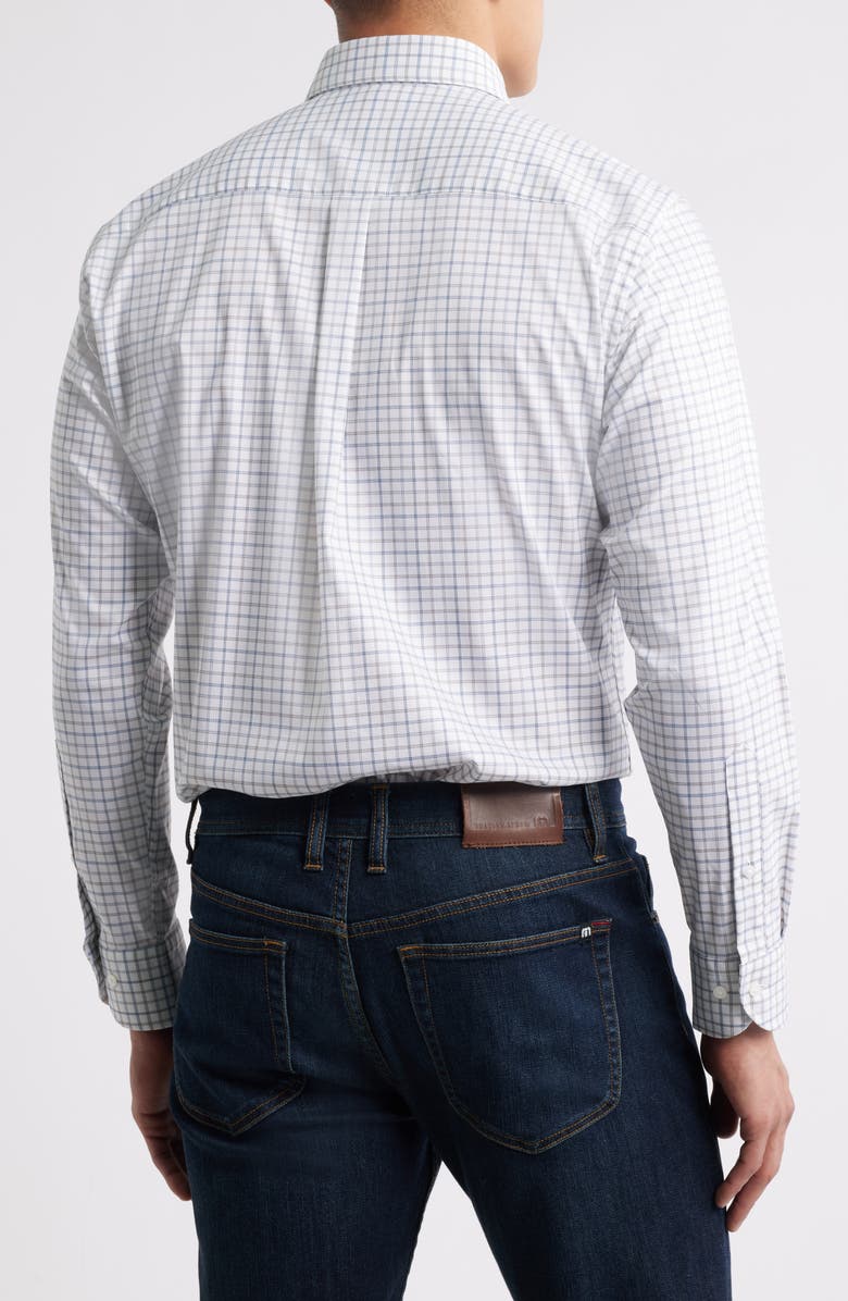 Peter Millar Hickory Check Performance Button-Down Shirt, Alternate, color,