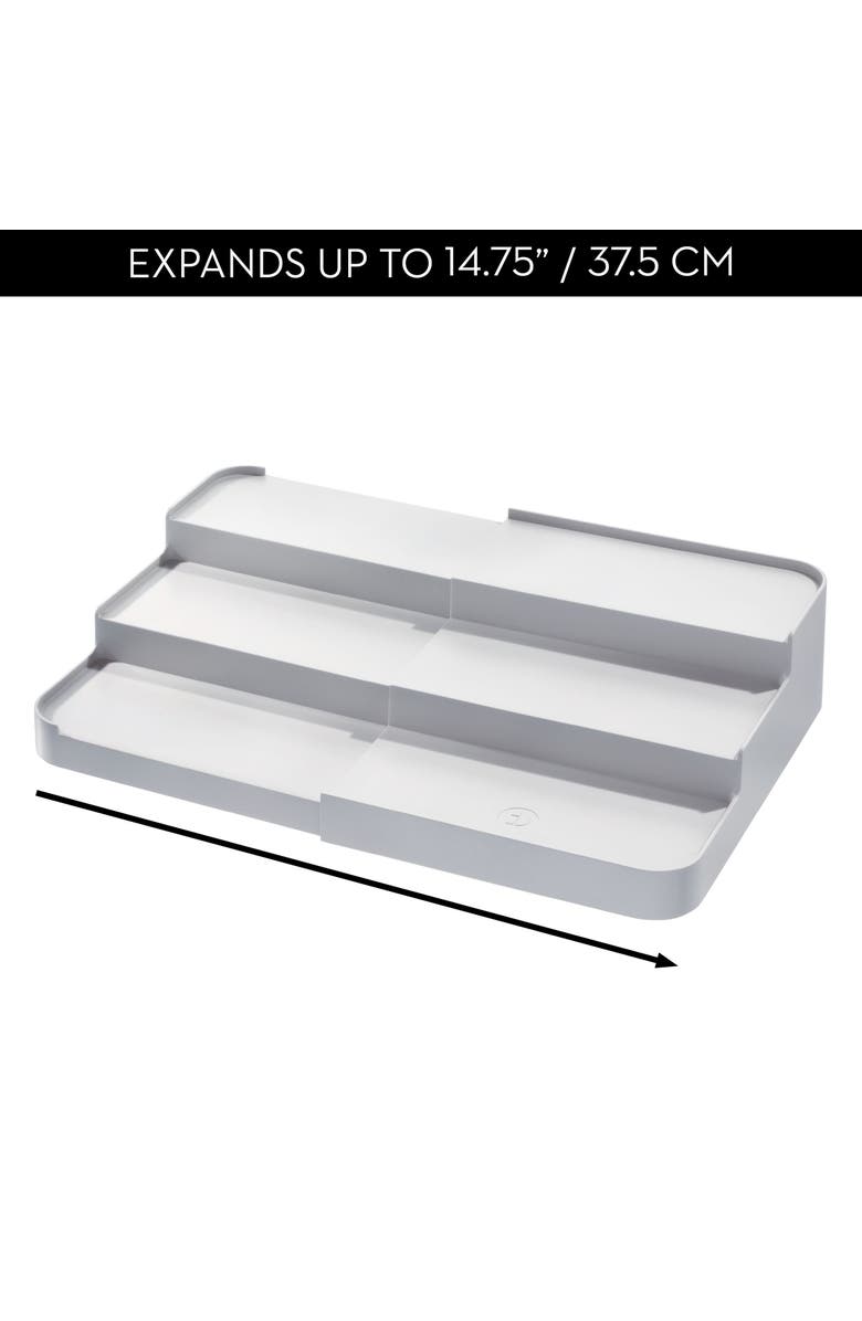 iDesign Expandable Spice Rack Organizer, Alternate, color, Gray