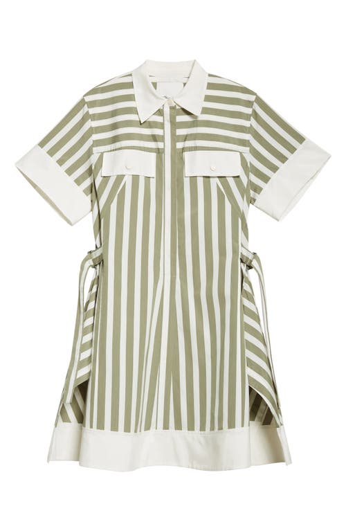 3.1 Phillip Lim Stripe Short-sleeve Shirt Dress