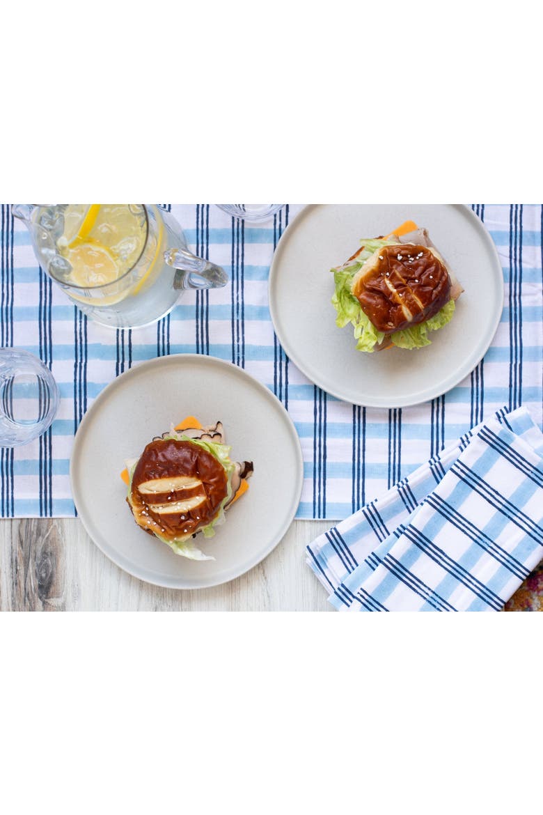 Plaid Napkins - Set of 4, Alternate, color, Navy & Uniform Blue