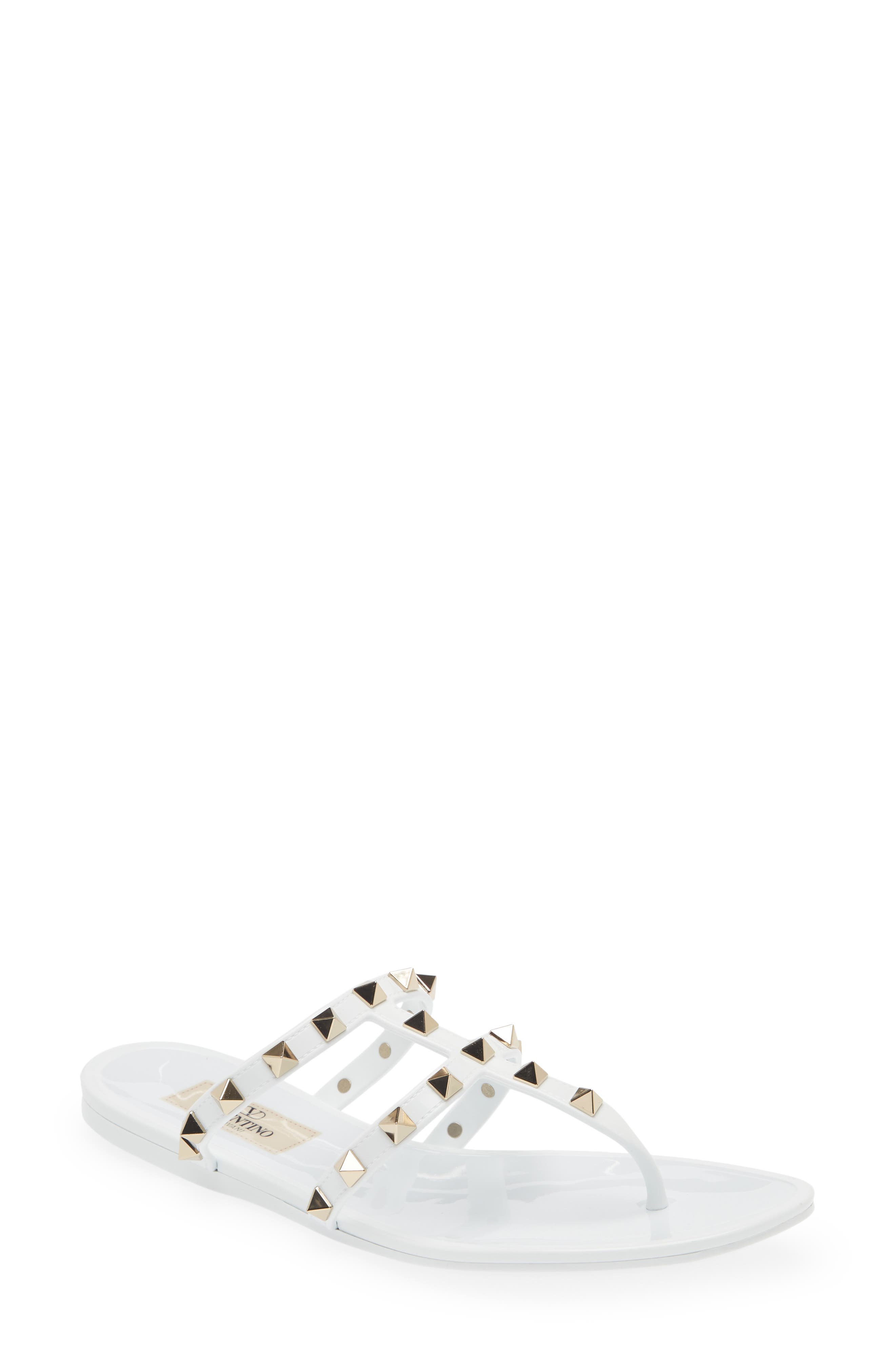 Valentino Garavani Rockstud Jelly Sandal, Main, color, 