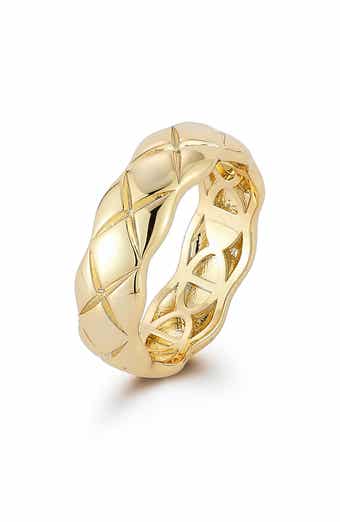 Quilted Band Ring