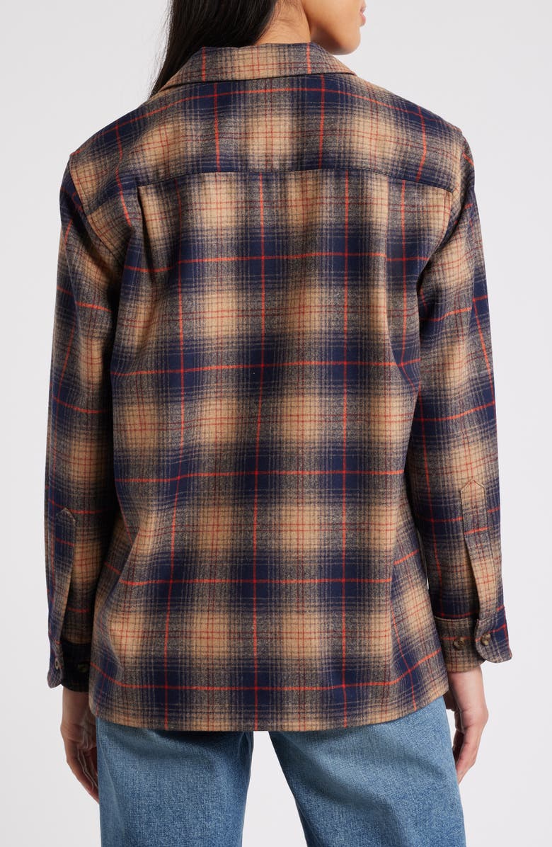 Pendleton Plaid Wool Overshirt, Alternate, color, 