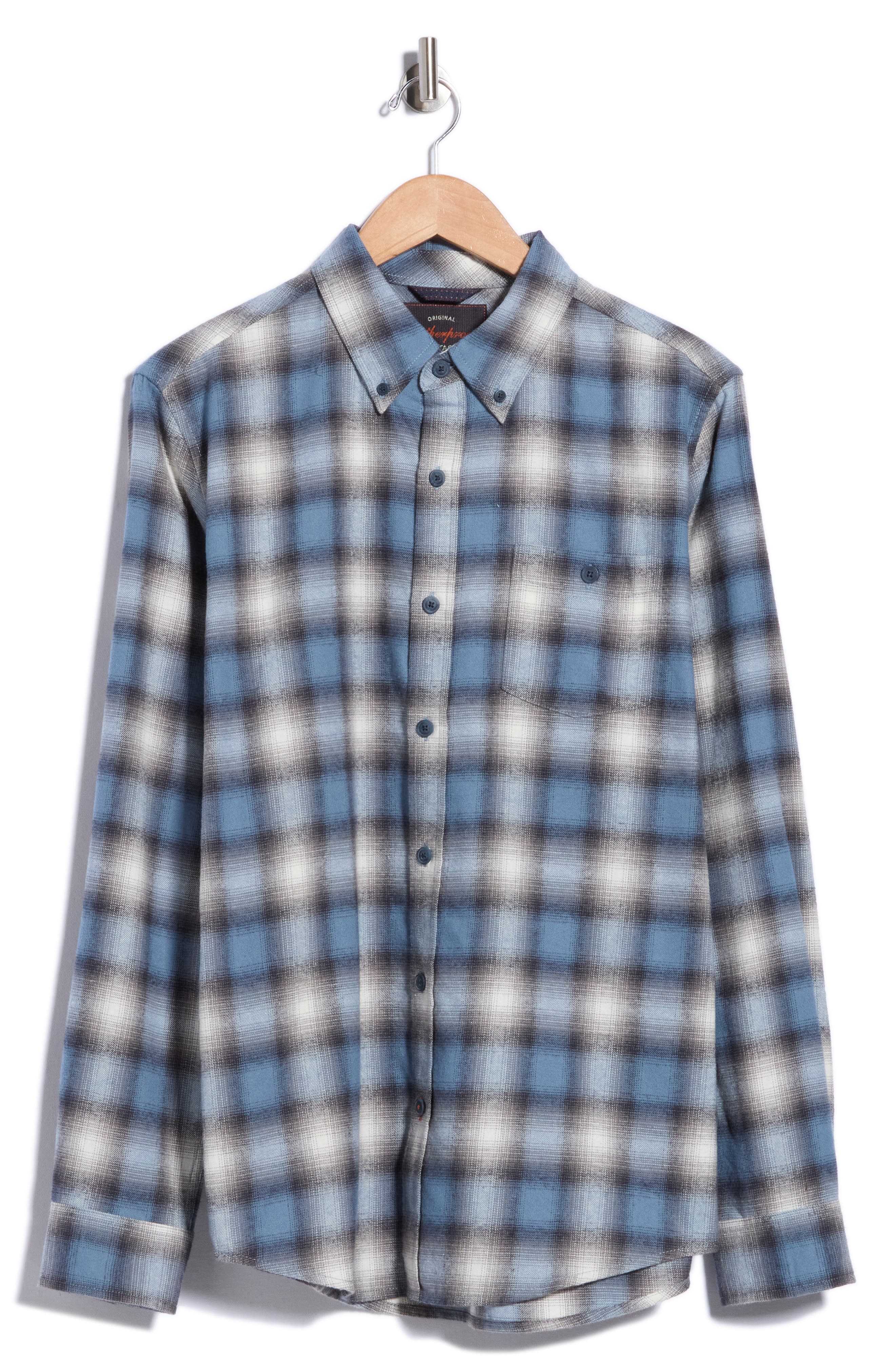 Brushed Plaid Flannel Shirt