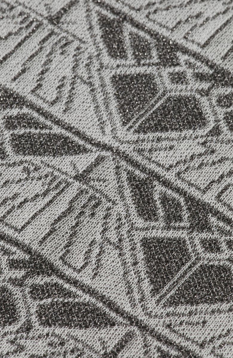 Scotch & Soda Logo Jacquard Knit Pants, Alternate, color, Silver/ Gunmetal