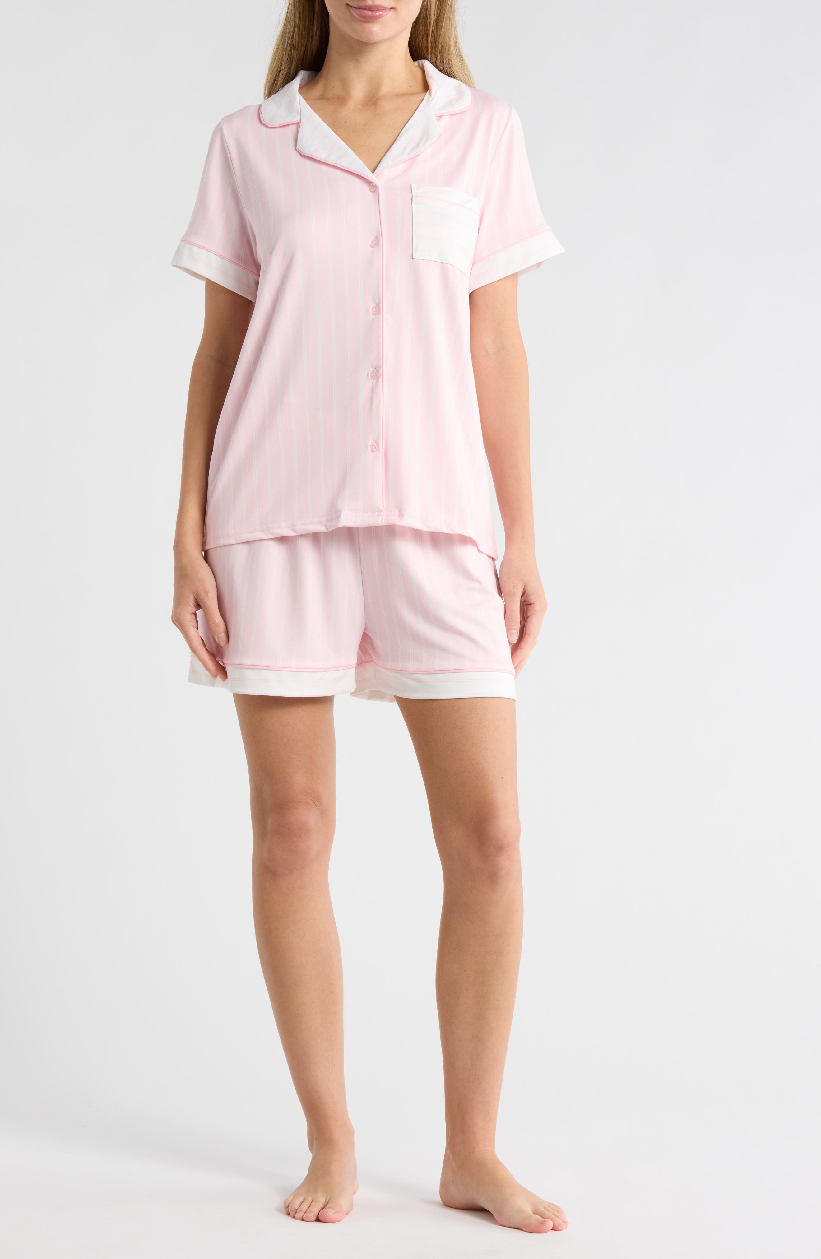 French Connection Stripe Short Pajamas