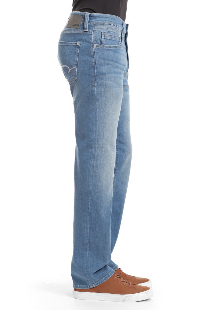 Mavi Jeans Zach Light Used Brushed Miami Straight Leg Jeans, Alternate, color,