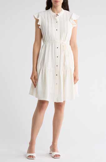 Julia Jordan Flutter Sleeve Shirtdress