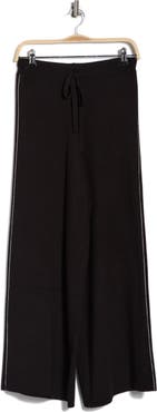 MAX STUDIO Tipped Wide Leg Sweater Pants