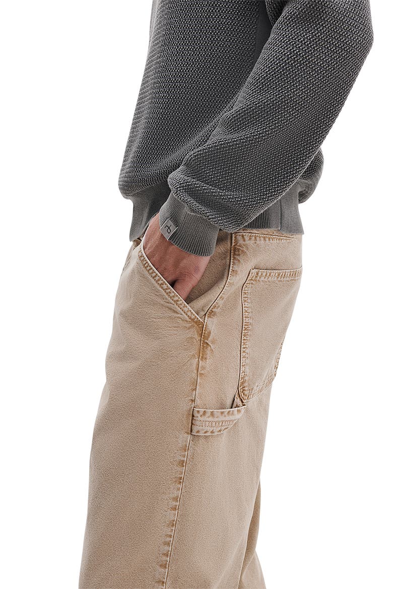 Cotton Carpenter Jeans, Alternate, color, ANTI TAUPE