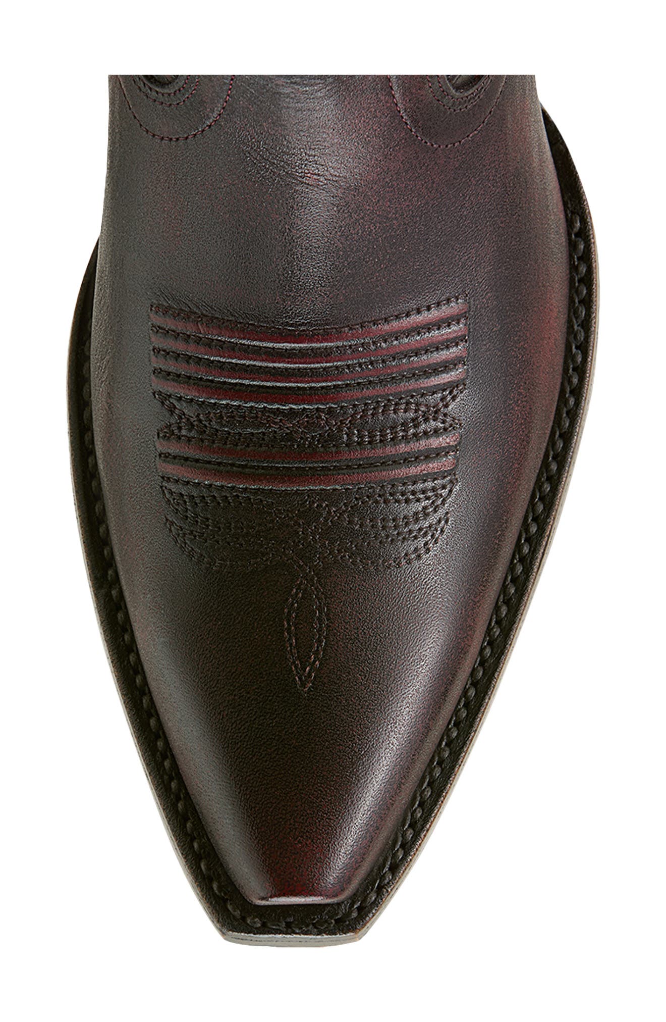 Ariat Bowman X Toe Cowboy Boot, Alternate, color, Black Cherry