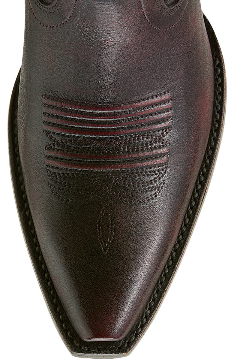 Ariat Bowman X Toe Cowboy Boot, Alternate, color, Black Cherry