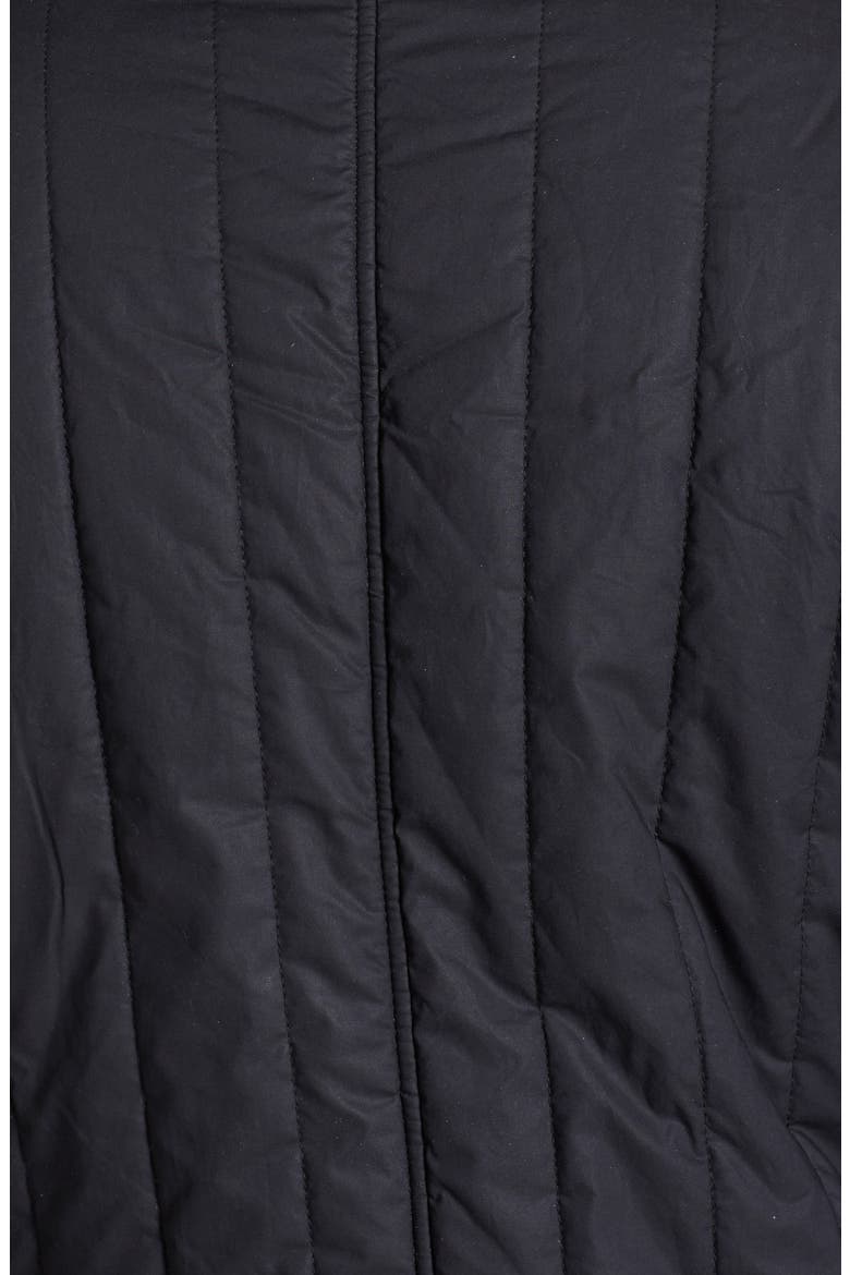 'Kereed' Quilted Jacket, Alternate, color, BLACK