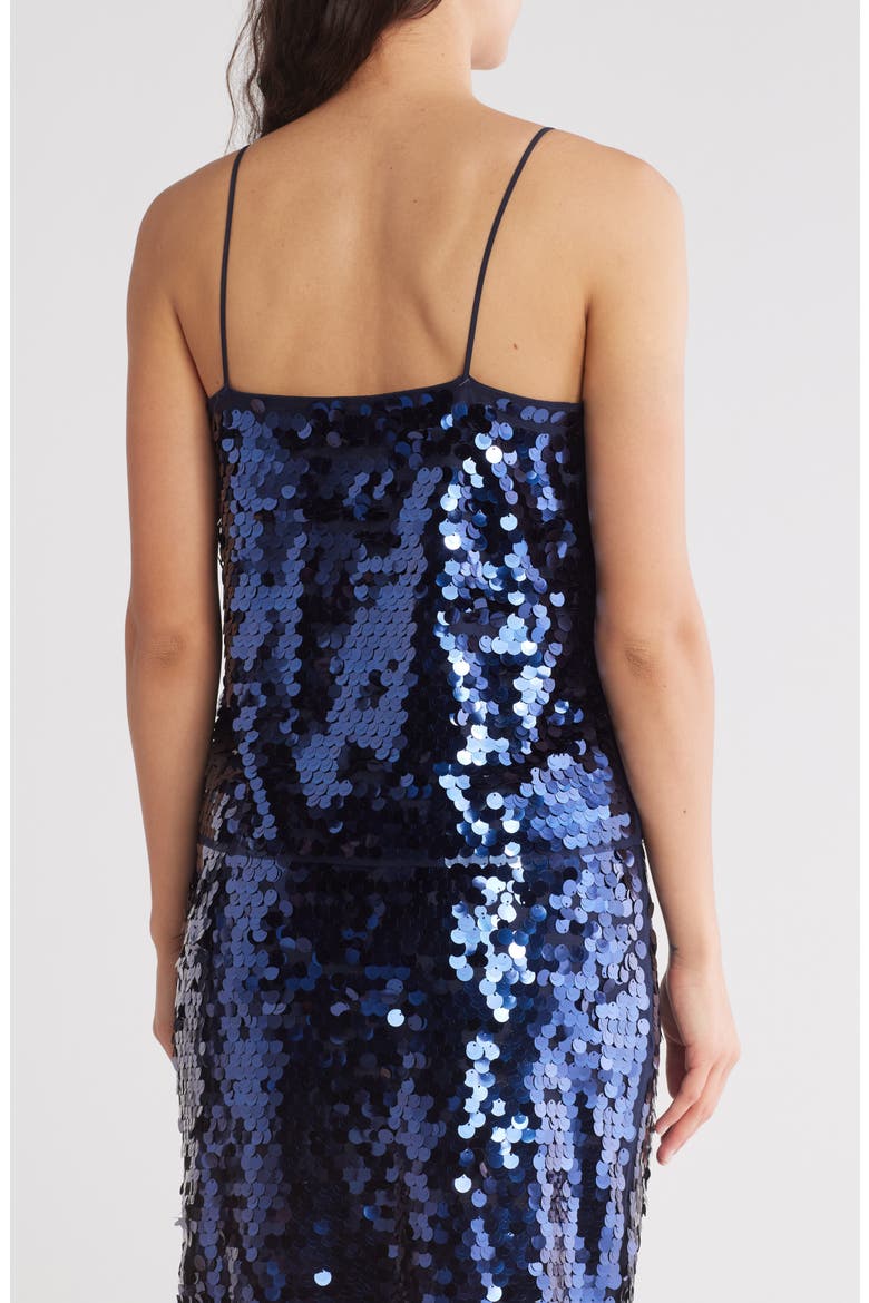 Sparkle Sequin Camisole, Alternate, color, MARITIME BLUE