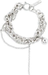 Justine Clenquet Lewis Mixed Chain Bracelet