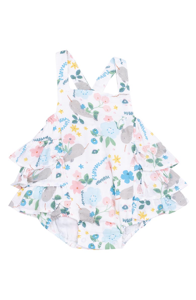 Angel Dear Ribbon Ruffle Bodysuit, Main, color, 