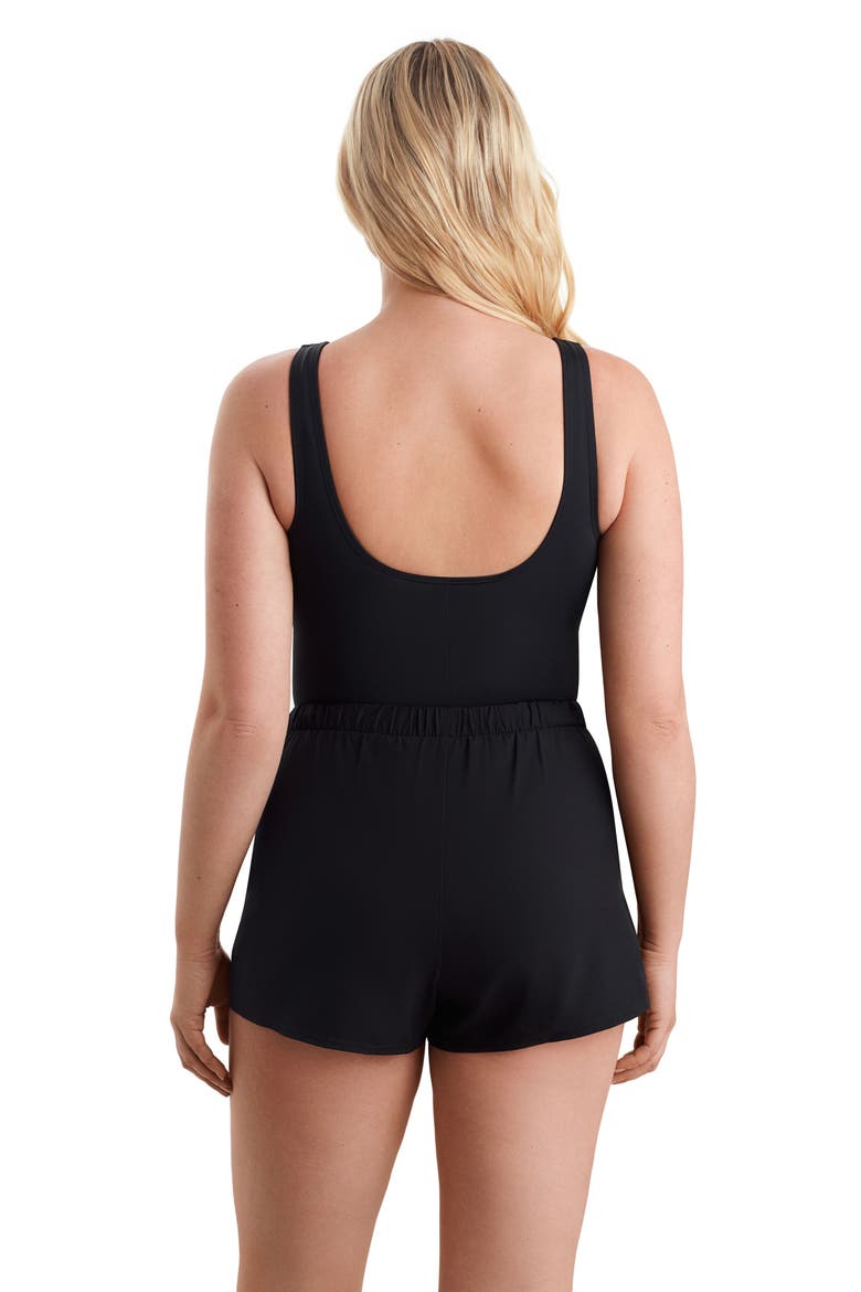 Scoopneck Runaround Chlorine Resistant One-Piece Swimsuit, Alternate, color, Linked Up